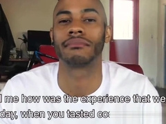 Homo hunk sucking cock before bareback straight threeway