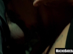 Mars GymBurger is corded up as Pablo Bravo rips his gullet and butt