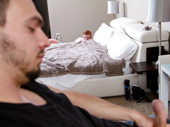 Stepfam pleasures with two dudes who need hard cock