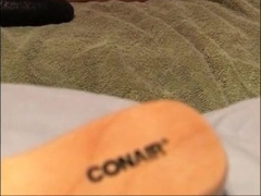 Sissy Fucked by 9 Inch Black Dildo 8