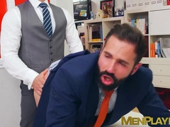 Naught boss Dani Robles hammered by brunette Oliver Marinho