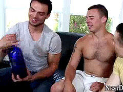 Buff inexperienced fag jism