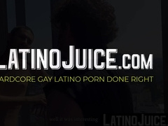 LatinoJuice.com - Kinky Latino Joe Dave swallows Enrique Mudu hard cock
