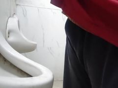 public toilet piss and handjob