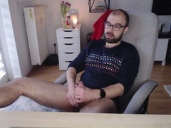 Unshaved, average cock, european