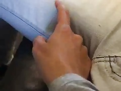 Dare to feel my buddy's cock bulge