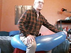 Two Large Balloon Hump Pop and Cum - 3-21 - Balloonbanger