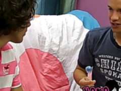 Emo twink fills his lovers tight love hole with his penis