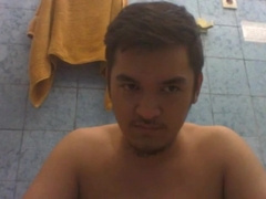 Indonesian stroke himself Skype Homemade