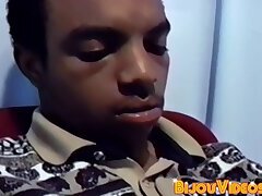 Black gay man loves to suck cock in classic video action