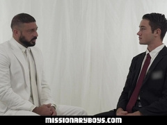 Missionaryboyz Handsome Missionary Boy Plows A Muscular Priests Tight Asshole