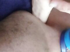 Spun out dildo play