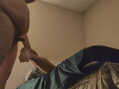 Having a wild time with my juicy plump booty