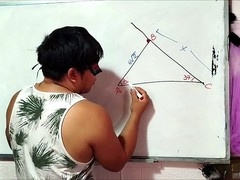 Chinese students getting taught the ropes of sex by their muscular teacher Azaghal