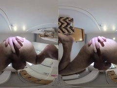 Slurp and rim my booty in VR, homosexual face sit