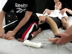 Young Boys Tickled