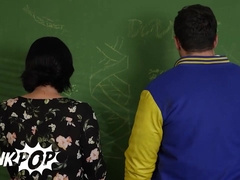 Jake Preston, Joey Mills And Damian Night In College Class Turns Into A Dick-measuring Contest And Then A Hot Group Sex