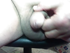 70 yrold Grandpa #229 uncut cum close solo wank mature old