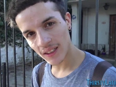 First-Timer hetero Latino gives dt