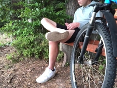 witness me jack off in the forest