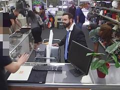 Broke fucker pawns off his straight asshole for some cash