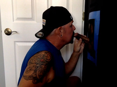 Married Latino Gloryhole Suck Off