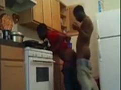 Black Twunks' Kitchen Shagging