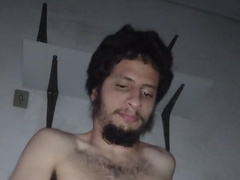 Xxl furry wood boy Pops flashes his wooly tummy too