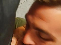 Me sucking my Masters fat uncut dick