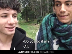 Uber-cute Latino Man Gets His Arsehole Creampied By A Draped Man