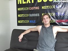 Hung casting straighty enjoys beating his meat