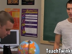 College twunks Patrick Kennedy and Justin Giles slick ass-fuck