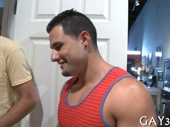 Watch this hot guy get his tight ass drilled hard and squirt