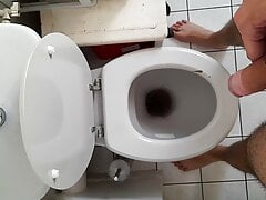 Pee toilet with big dick good