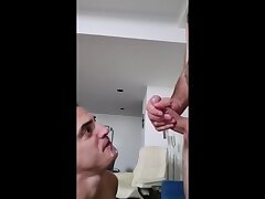 big thick dick shoots a load of cum in my mouth