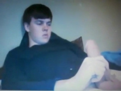 chubby young guy with huge cock on cam