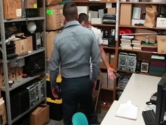 GayShoplifter - Punk punished by Step daddy with bareback fuck