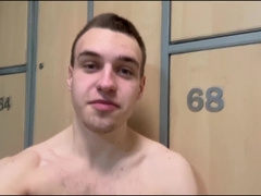 Locker Bedroom SPH - Alpha Jock Abasing Your Smallish Rod in public