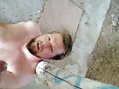 A friend of mine get cum all over him