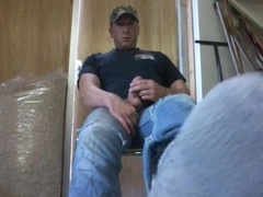 Str8 bear daddy stroke at work 6