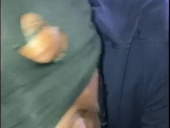 Gobbling Dl nigga large spunk-pump