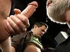 Allen Silver is in the middle of the gangbanging action