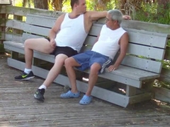 Mature Gay Couple Has Interracial Bareback Sex Outdoors1g