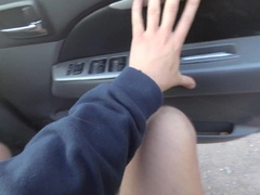 Teenage Wanking Off in Lay-by then Shooting Jizz