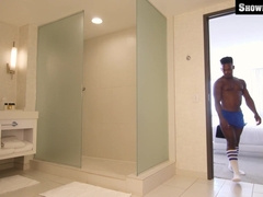 Adrian Gets His Bunghole Stuffed In The Douche