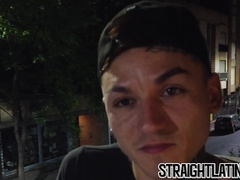 Tatooed str8 Latino jock fucked bareback after sucking cock