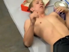 Gay sex Tyler is in a short time leaning back against the ladder with his