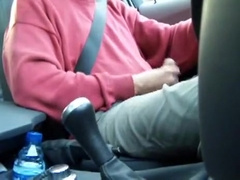 first car jerk and cum