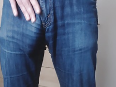 Bulge in Jeans - from soft to cum - buddylongdong