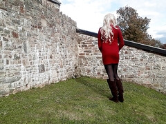 At church in new dress